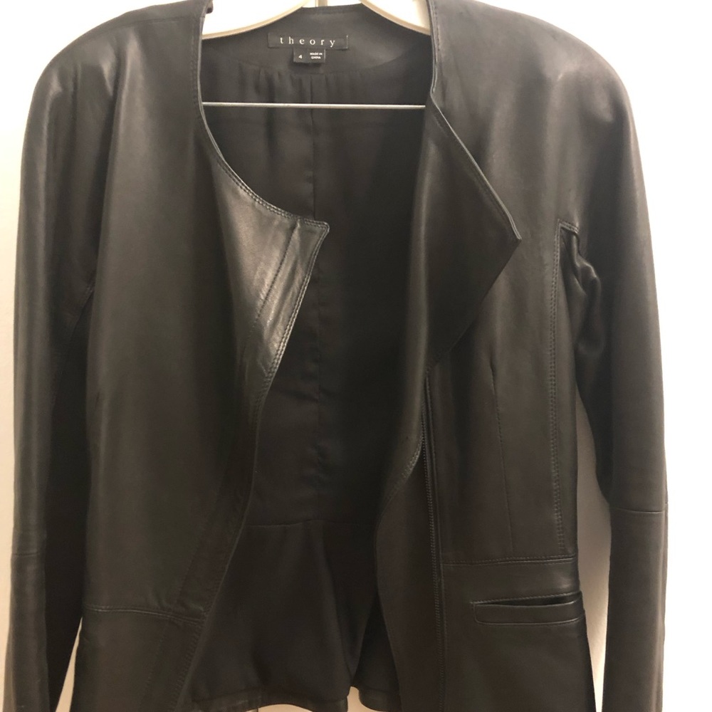 Theory, softer leather (lamb skin) jacket